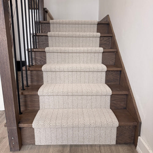 Amalfi Capri Herringbone stair runner