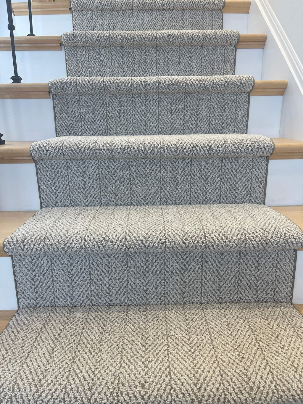 Amalfi Paradise Modern Herringbone stair runner
