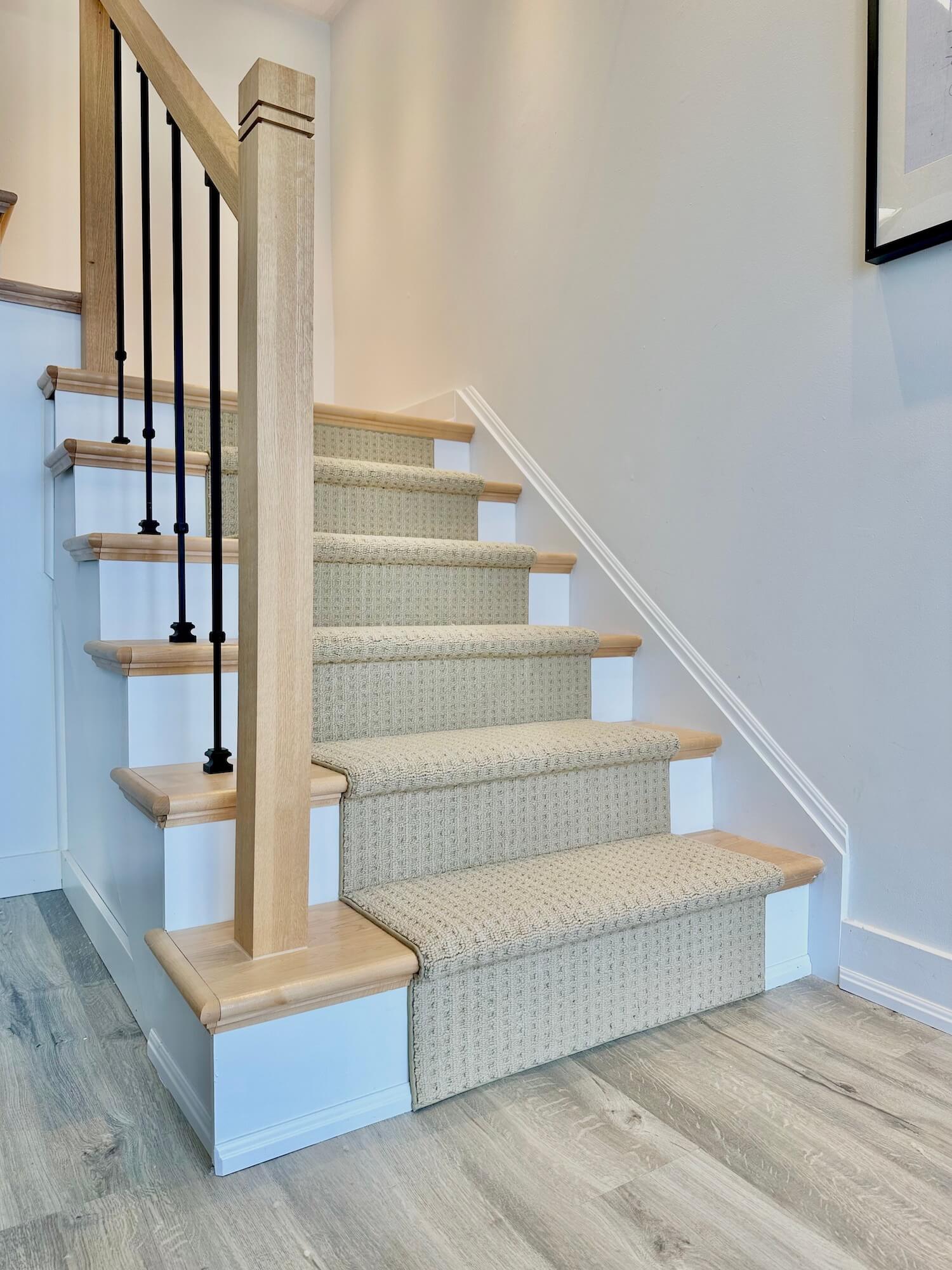 Boloria Maple Cream DIY stair runner