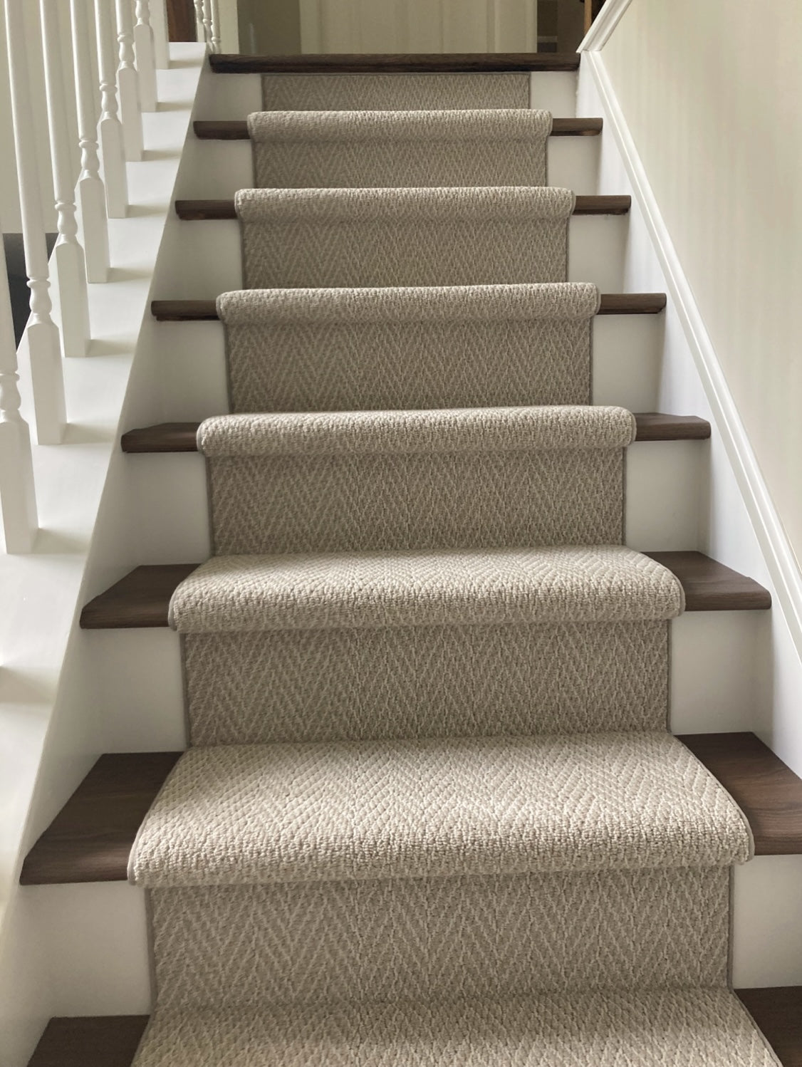 Anderson Tuftex Twine Modern Farmhouse stair runner