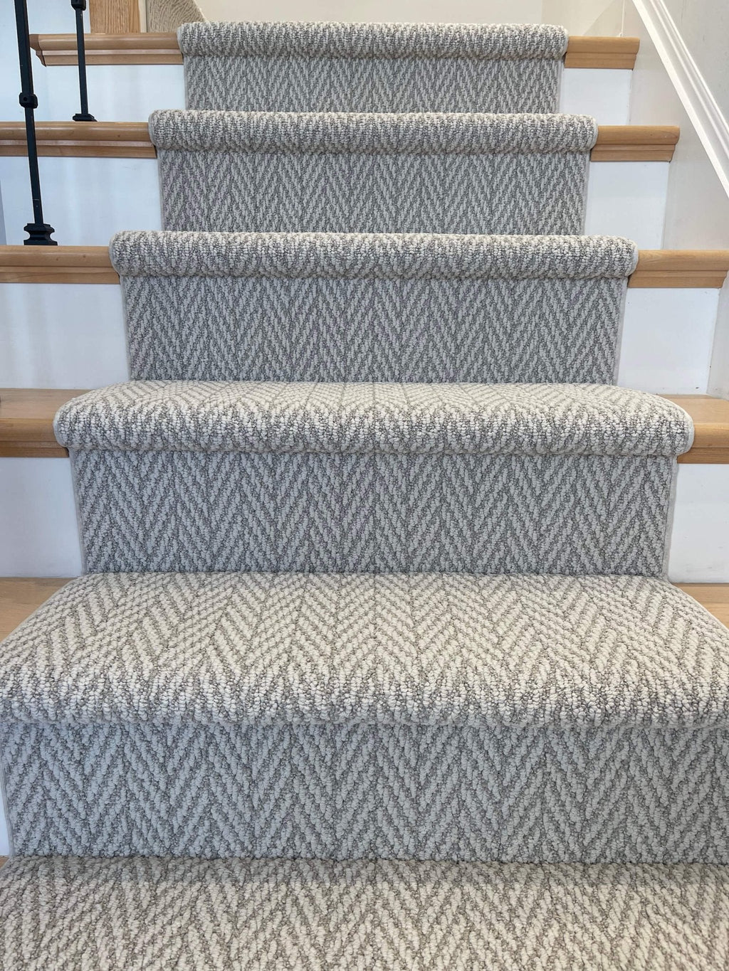 Anderson Tuftex Fossil Herringbone stair runner