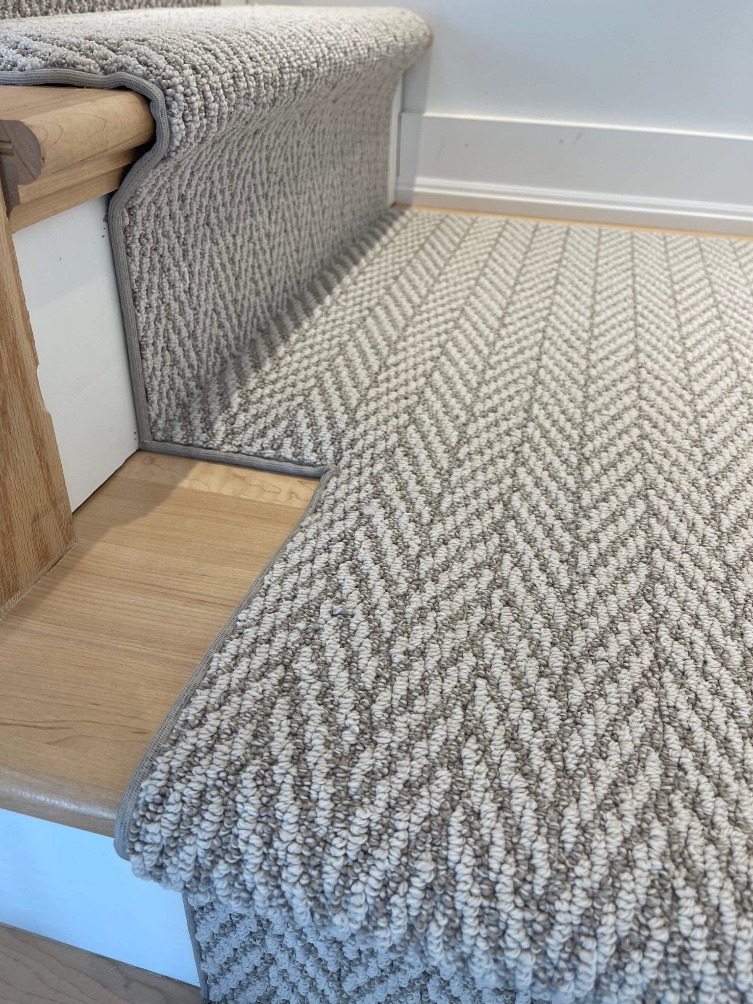 Anderson Tuftex Fossil Herringbone Stair Runner