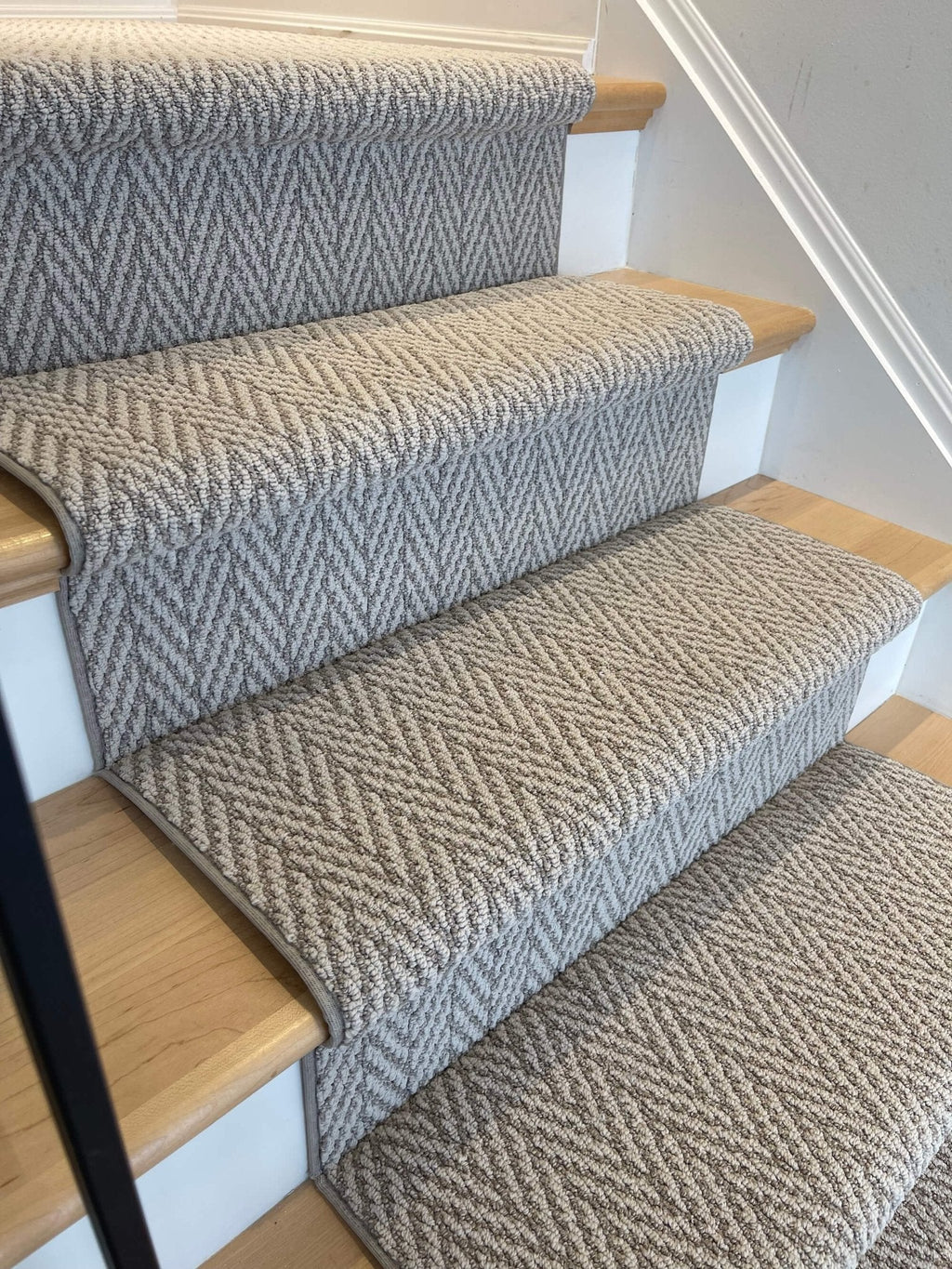 Anderson Tuftex Fossil Herringbone Stair Runner