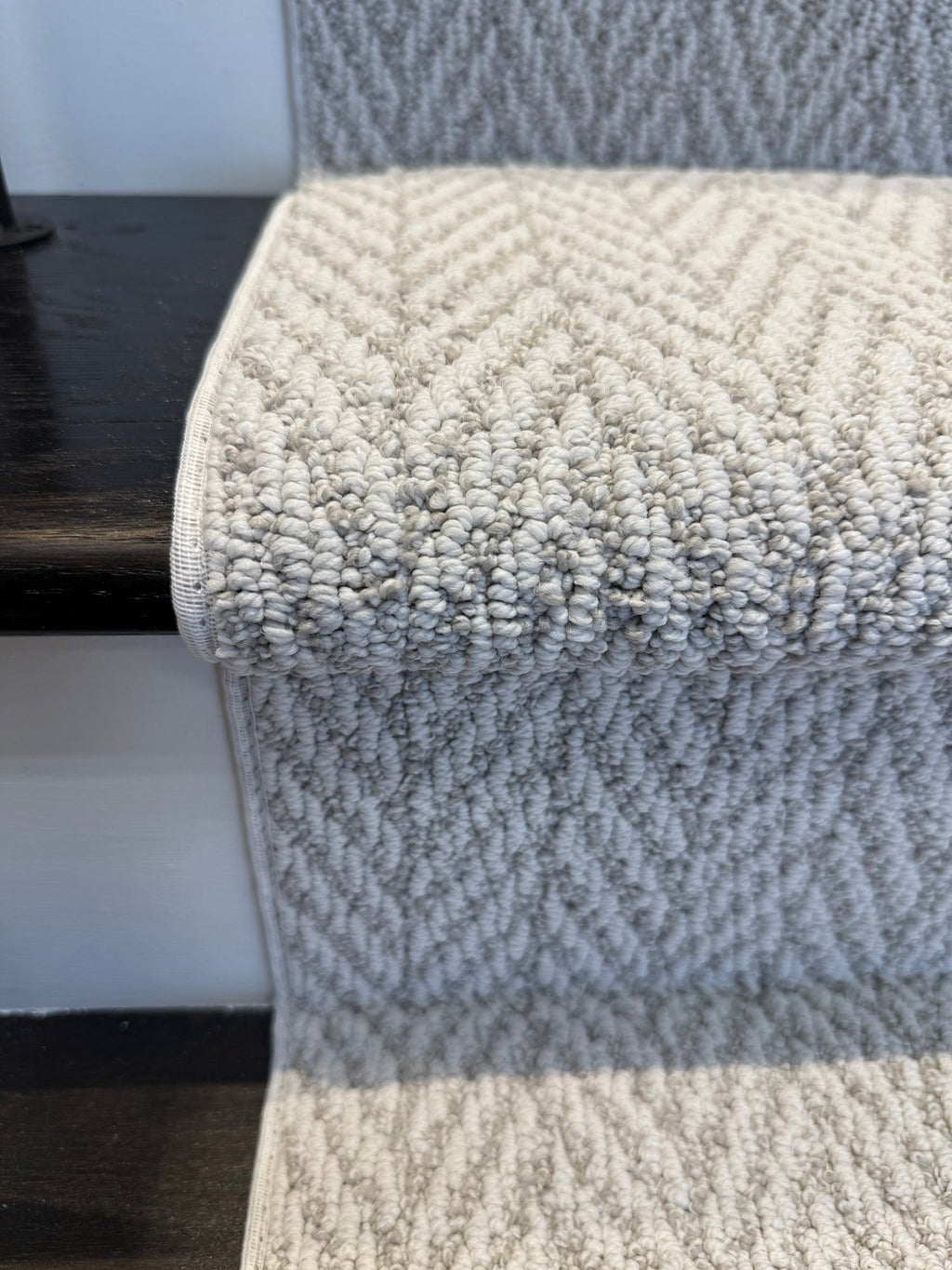 Anderson Tuftex Foggy Herringbone Stair Runner