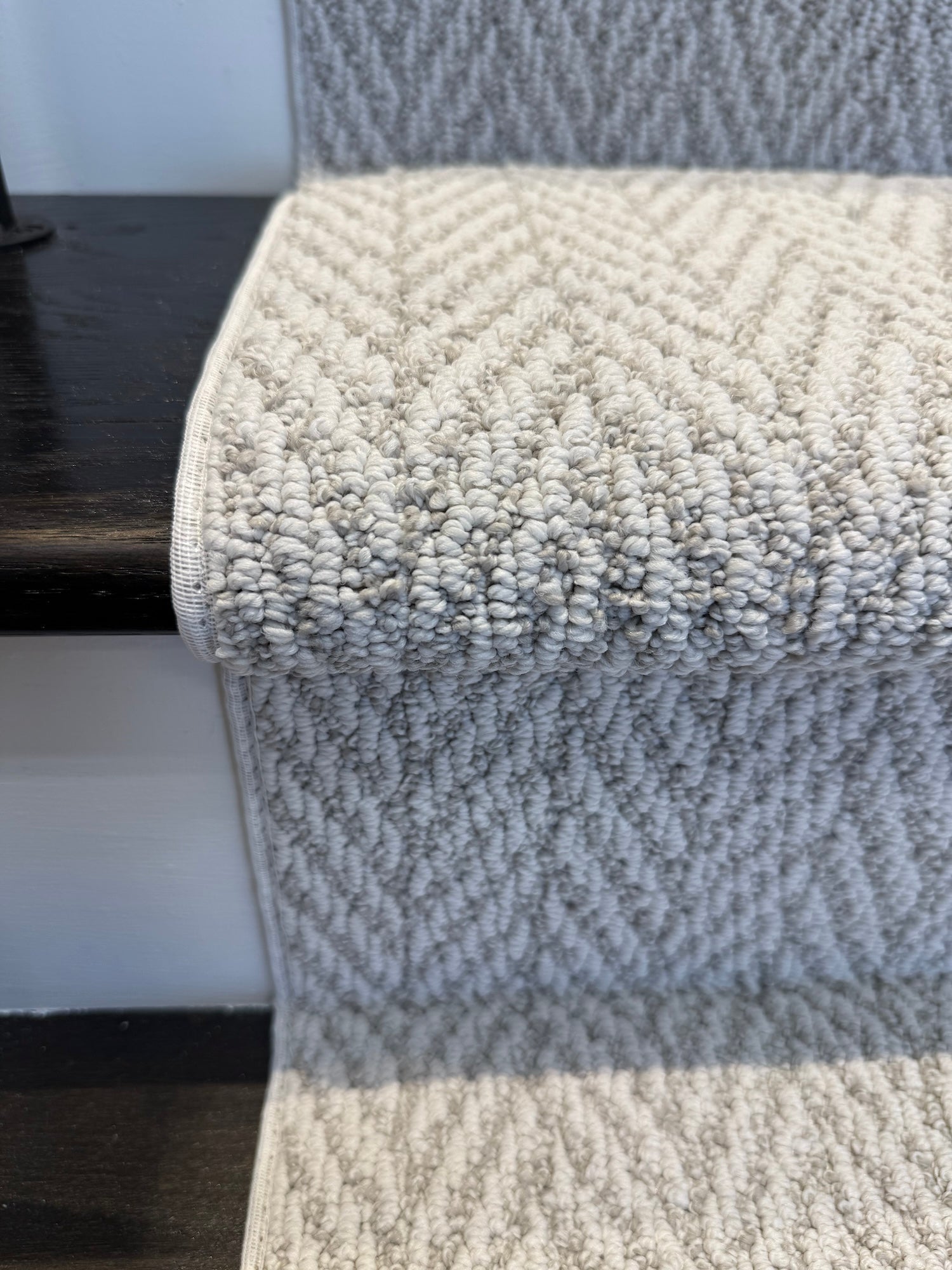 Anderson Tuftex Foggy Herringbone Stair Runner